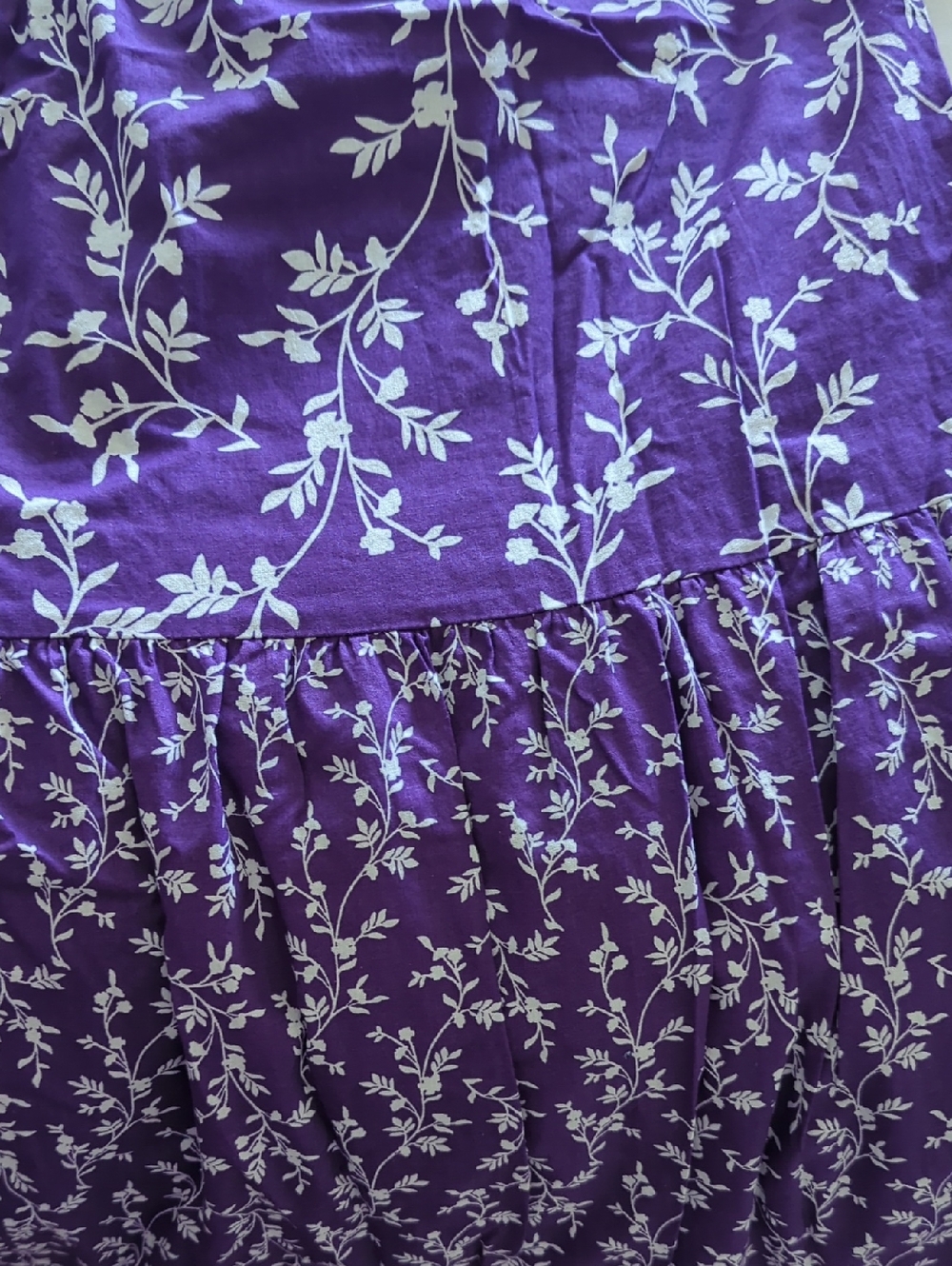 Only Necessities Purple Ladies Floral Dress/Mumu Size 1X 22/24 - Picture 11 of 12